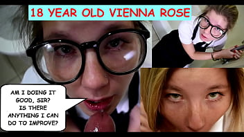 Apakah Aku Sudah Cukup Baik, Pak? Ada Yang Bisa Aku Lakukan Untuk Lebih Memuaskanmu? Vienna, Gadis 18 Tahun, Menggoda Dengan Kata-kata Mesum Dan Menghisap Kontol Kakek Tua Joe Jon