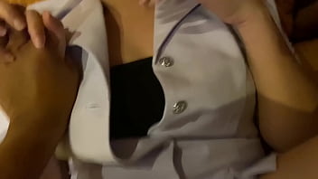 Ngentot Sama Temen Sampai Crot Di Dalam Baju Perawat, Sange Berisik
