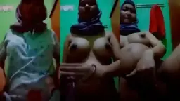 Menggoda Perut Bunting Bergoyang, Jilbab Basah Merintih Nikmat