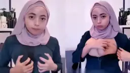 Nikmatnya Remasan Payudara Di Balik Hijab