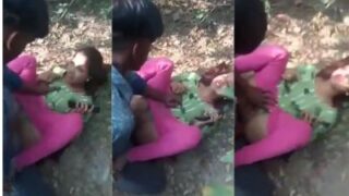 Cowok-cowok India Ngentot Pelacur Murahan Di Bawah Langit Terbuka Dalam Video Bf