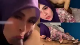 Diyana Sakura Berhijab Menggoda Dengan Mulut Penuh Nafsu