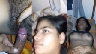 Seorang Pria Menggila-gilai Memek Berbulu Gadis Desa Dalam Adegan Panas Ala India
