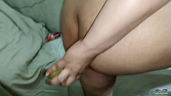 Penetrasi Ganda Maksimal: Mentimun Dan Dildo Untuk Dubur Dan Memek Dalam Rispan Panas Istri India Bbw Gemuk Dengan Audio Hindi Jernih