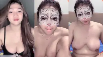 Azkia Bugil Menggoda Dengan Lingerie Hitam Yang Membara