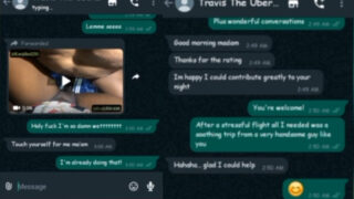 Obrolan Mesum Di Whatsapp Dengan Supir Uber Yang Menggoda