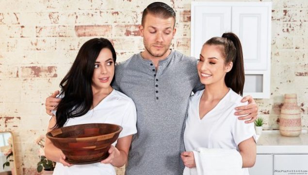 Pijat Nuru – Whitney Wright Dan Spencer Bradley Beradu Tubuh Dalam Empat Tangan Yang Menggoda