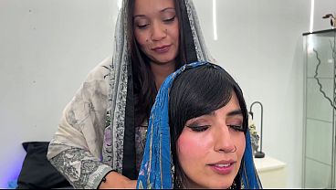 Tiga Badai Nafsu: Aaliyah Yasin Dan Jade Presley, Dua Arab Dengan Payudara Besar Dan Memek Ketat