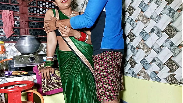 Bhabhiji Daba Ke Chodi Jab Ghar Mein Akeli Thi, Kitchen Mein Kaam Karte Hue, Real Hindi Voice Mein.