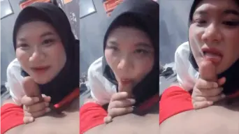 Sepongan Enak Pacar Cantik Bikin Crot Sampe Lemes