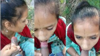 Punjabi Cewek Lagi Ngewe Di Luar Sambil Ngenyot Kontol