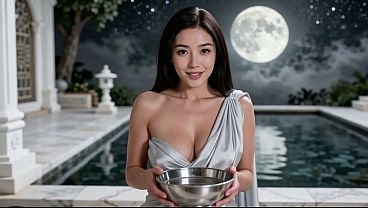 Mimpi Kita | Pov: Memek Xinyi Dikocok Sampai Penuh Air Mani Di Kuil Bulan
